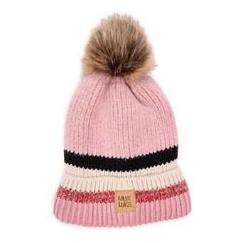 Women's MUK LUKS Eyelash Mix Ribbed Hat