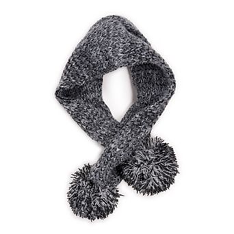 Womens' MUK LUKS Eyelash Yarn Cross Over Neck Scarf