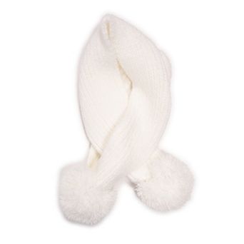 Womens' MUK LUKS Eyelash Yarn Cross Over Neck Scarf