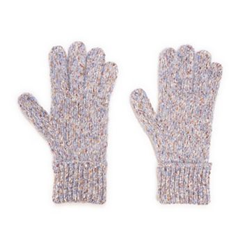 Women's MUK LUKS Fuzzy Space Dye Cable Gloves