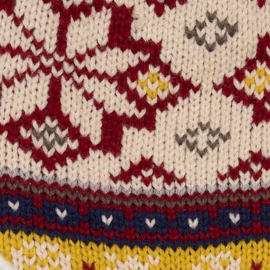 Women's MUK LUKS Heat Retainer Beanie With Earflaps and Poms