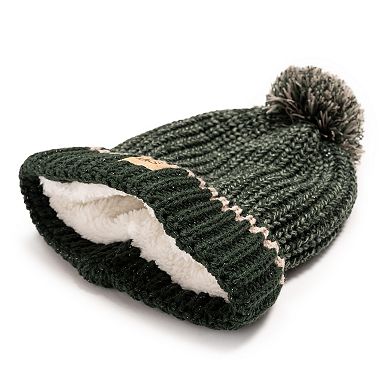 Women's MUK LUKS Marled Chunky Stitch Beanie