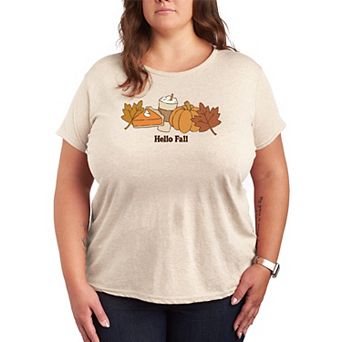 Plus Size Hello Fall Graphic Tee