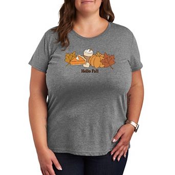 Plus Size Hello Fall Graphic Tee