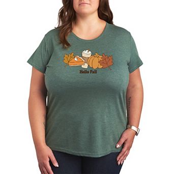 Plus Size Hello Fall Graphic Tee