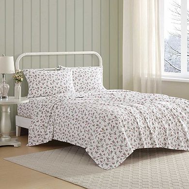 Laura Ashley Flannel Sheet Set