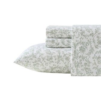 Laura Ashley Flannel Sheet Set