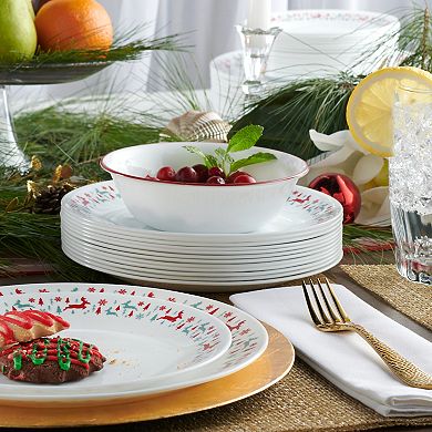 Corelle Be Merry 18-pc. Dinnerware Set