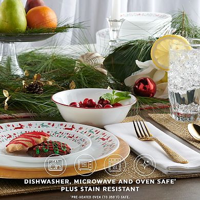 Corelle Be Merry 18-pc. Dinnerware Set