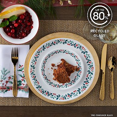 Corelle Winter Berries 18-pc. Dinnerware Set