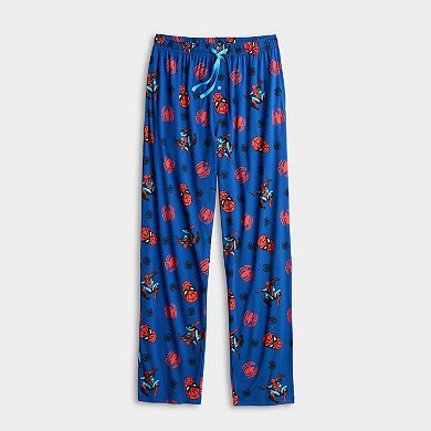 Men's Spider-Man Action Logo Pajama Pants