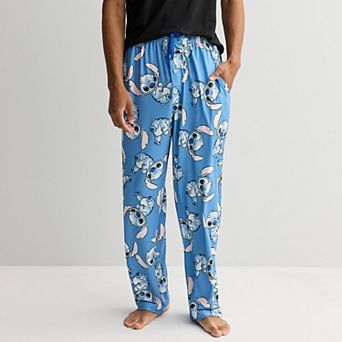 Men's Disney's Stitch Big Pose Soft Sketch Pajama Pants