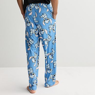 Men's Disney's Stitch Big Pose Soft Sketch Pajama Pants