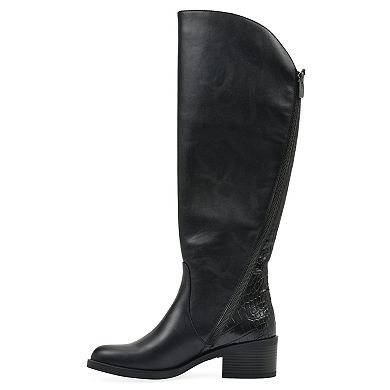 White Mountain Cushaw Women's Tall Shaft Boots in Regular & Wide Calf