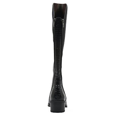 White Mountain Cushaw Women's Tall Shaft Boots in Regular & Wide Calf