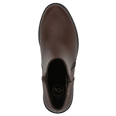 White Mountain Tahj Women's Lug Sole Booties