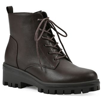 White Mountain Tappy Women's Lug Sole Combat Boots