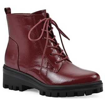 White Mountain Tappy Women's Lug Sole Combat Boots