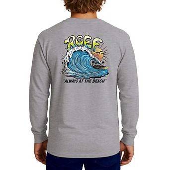 Men's REEF Woven Long Sleeve Graphic Tee