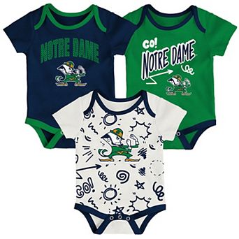 Infant Outerstuff Notre Dame Fighting Irish All Day Play Three-Piece Bodysuit Set