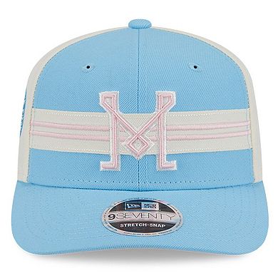 Men's New Era Light Blue/White Inter Miami CF 2025 Third 9SEVENTY Stretch-Snap Hat