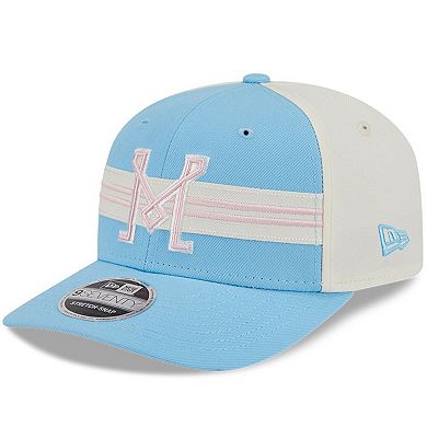 Men's New Era Light Blue/White Inter Miami CF 2025 Third 9SEVENTY Stretch-Snap Hat