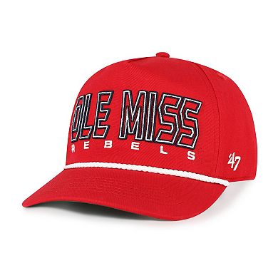 Youth '47 Red Ole Miss Rebels Byline Hitch Adjustable Hat