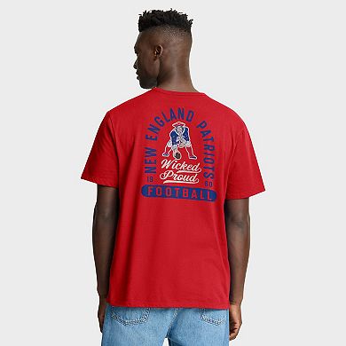 Men's Fanatics Red New England Patriots Fluid Motion Legacy T-Shirt