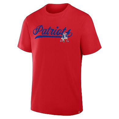 Men's Fanatics Red New England Patriots Fluid Motion Legacy T-Shirt
