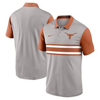 Men's Nike Gray/Texas Orange Texas Longhorns Vapor Performance Polo