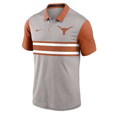 Men's Nike Gray/Texas Orange Texas Longhorns Vapor Performance Polo