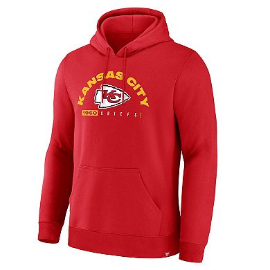 Men's Fanatics Red Kansas City Chiefs Delay of Game Legacy Pullover Hoodie