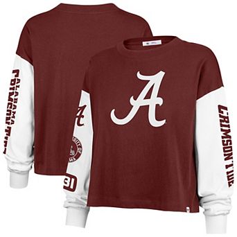 Women's '47 Crimson Alabama Crimson Tide Sydney Long Sleeve T-Shirt