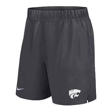 Men's Nike Anthracite Kansas State Wildcats Performance Victory Shorts