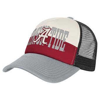 Men's Outerstuff Crimson/Cream Alabama Crimson Tide Modern Fan Trucker Adjustable Hat