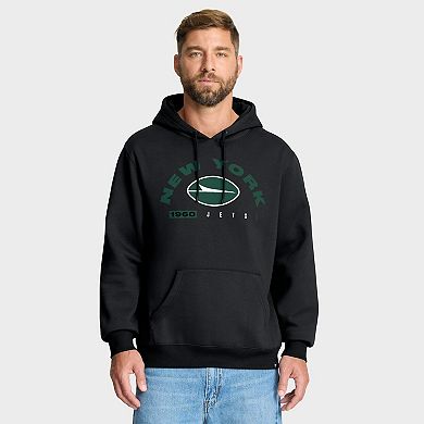 Men's Fanatics Black New York Jets Delay of Game Legacy Pullover Hoodie