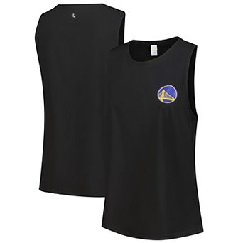 Women's Lolë Black Golden State Warriors Olivie Tank Top