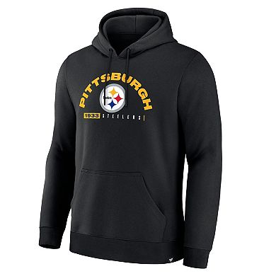 Men's Fanatics Black Pittsburgh Steelers Delay of Game Legacy Pullover Hoodie