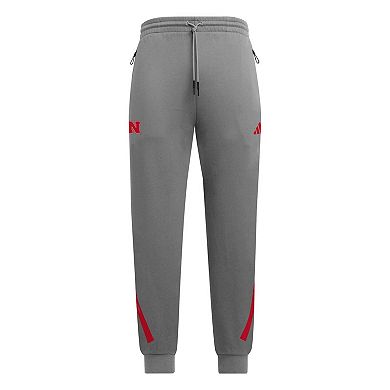adidas Gray Nebraska Huskers Z.N.E. Pants