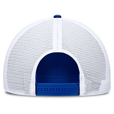 Men's Nike Royal/White Kentucky Wildcats 2025 On-Field Rise Engineered Trucker Adjustable Hat