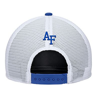 Men's Nike Royal Air Force Falcons 2025 On-Field Rise Trucker Performance Adjustable Hat