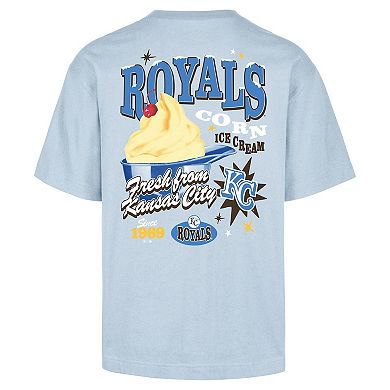 Men's '47 Light Blue Kansas City Royals Ice Cream Parlor Foundation T-Shirt