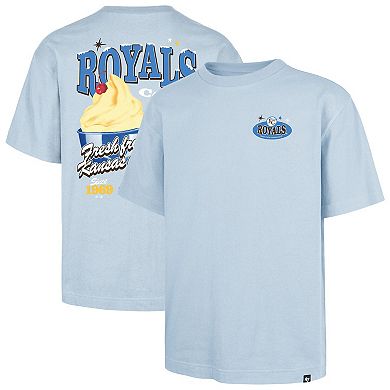 Men's '47 Light Blue Kansas City Royals Ice Cream Parlor Foundation T-Shirt