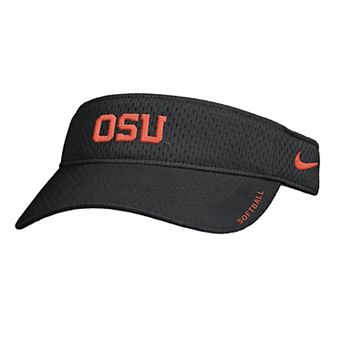 Men's Nike Black Oregon State Beavers On-Field Softball Authentic Ace Performance Adjustable Visor