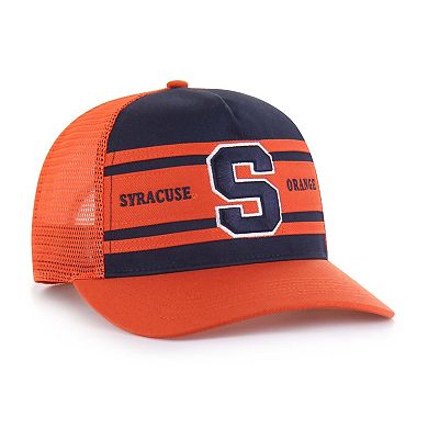 Youth '47 Navy/Orange Syracuse Orange Super Stripe Hitch Adjustable Trucker Hat