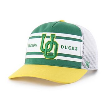 Youth '47 Green/Yellow Oregon Ducks Super Stripe Hitch Adjustable Trucker Hat