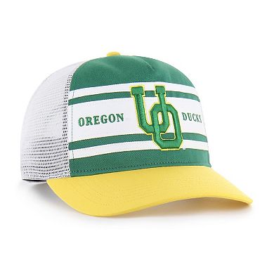 Youth '47 Green/Yellow Oregon Ducks Super Stripe Hitch Adjustable Trucker Hat