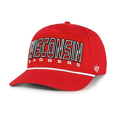Youth '47 Red Wisconsin Badgers Byline Hitch Adjustable Hat