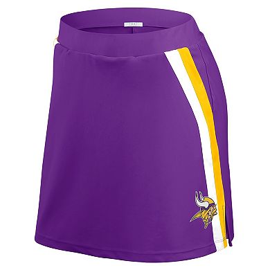 Women's WEAR by Erin Andrews Purple Minnesota Vikings Stripe Skort