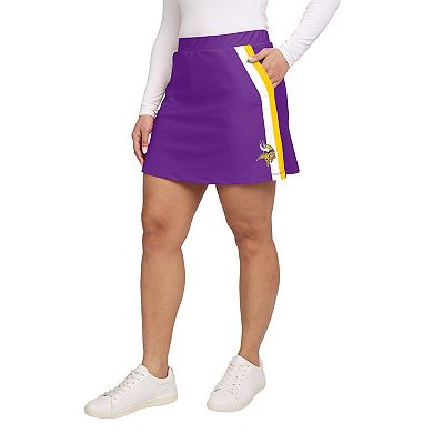 Women's WEAR by Erin Andrews Purple Minnesota Vikings Stripe Skort